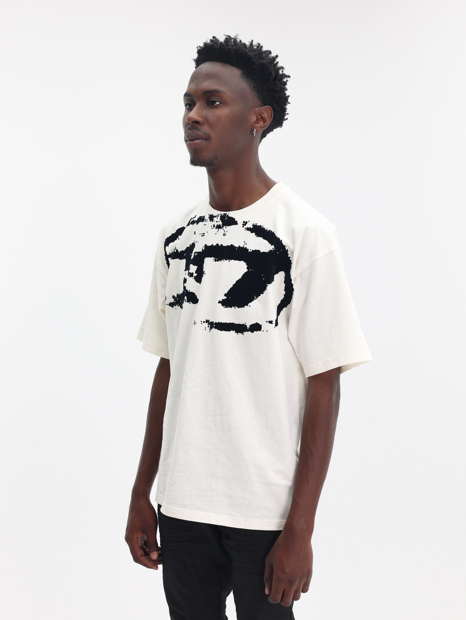 Diesel T-Shirt T-Boxt N14 Relaxed Off White